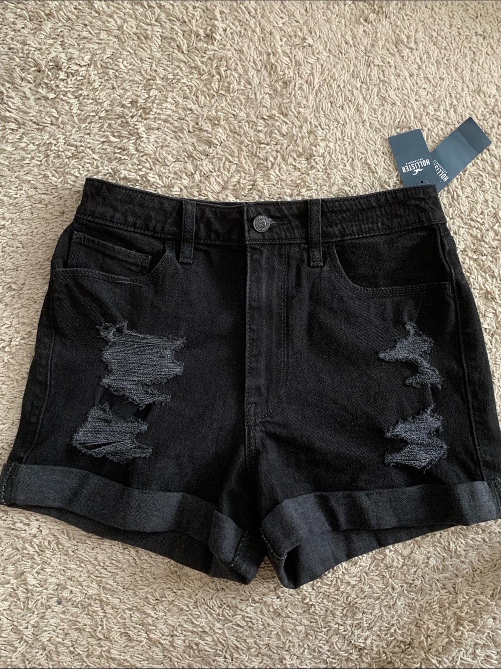 NWT Hollister High Rise Vintage Stretch Jean Shorts